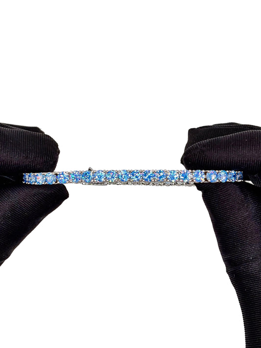 Aqua Blue Tennis Bracelet