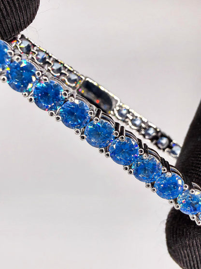 Aqua Blue Tennis Bracelet